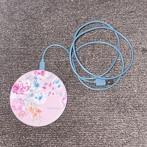 Yumi Kim Pink and Blue Floral Charger